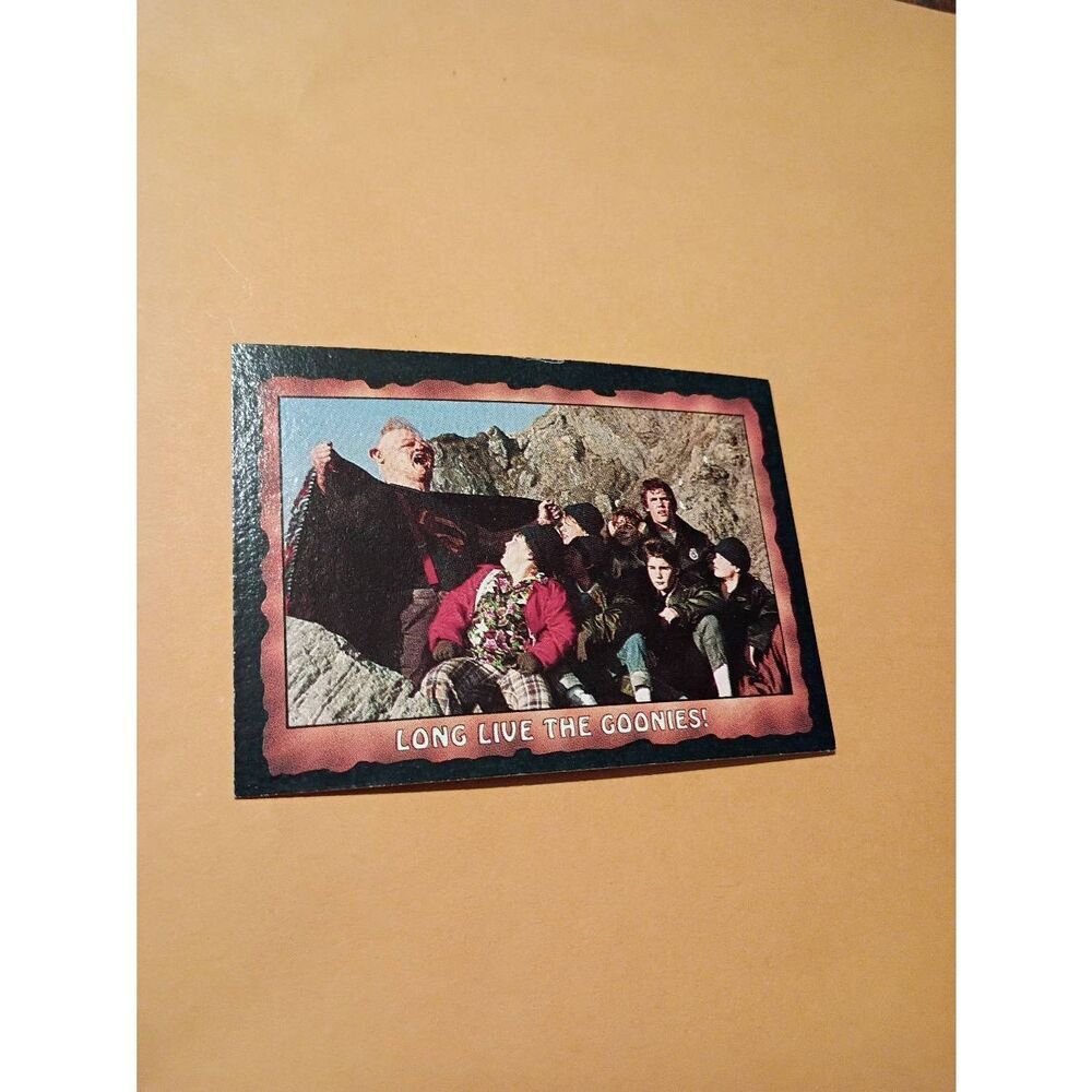 Vintage 1985 Warner Bros Topps Gum Goonies Trading Card 72 Long Live the Goonies